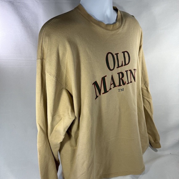 VINTAGE OLD MARINE SWEATSHIRT ADULT XL PULLOVER LONG SLEEVE Y2K EARLY 2000s - Picture 3 of 12
